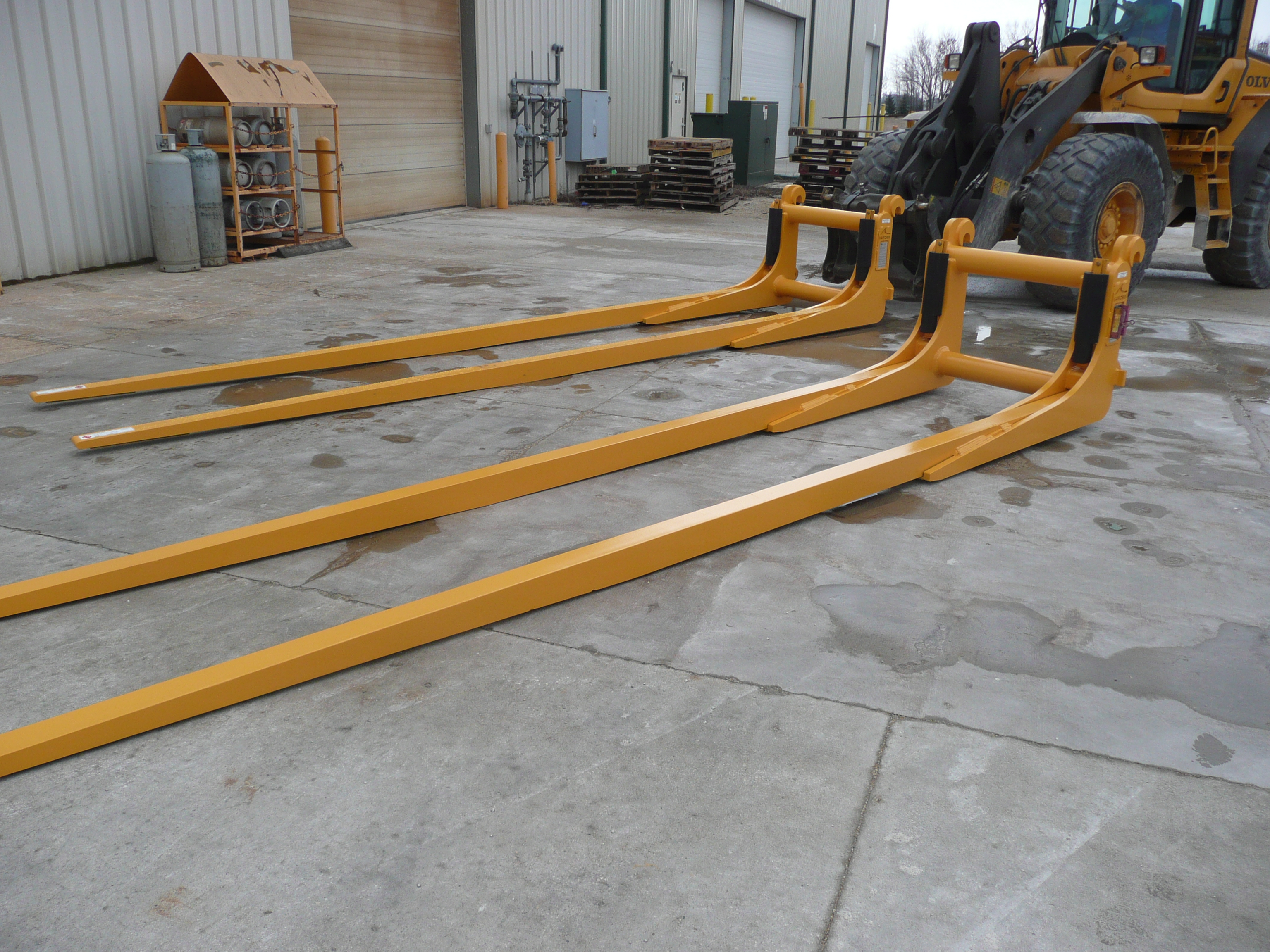 Long Forks In Auto Salvage Forklift Attachments Sas Forks